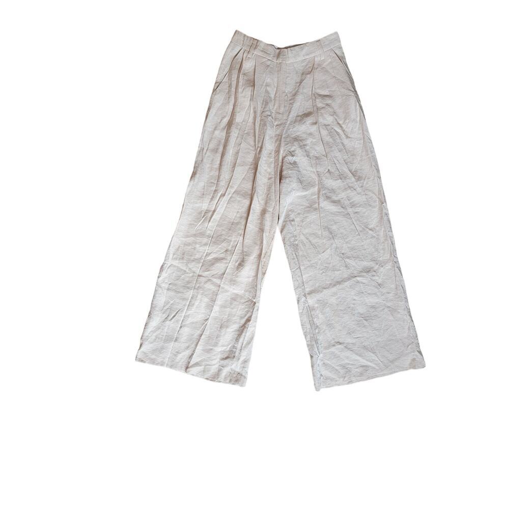 Tensione In made in Italy Wide‎ Leg Trouser Pants Quiet Luxury Office Size XS/S